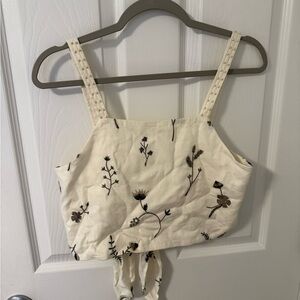 Zara Embroidered Tank Top